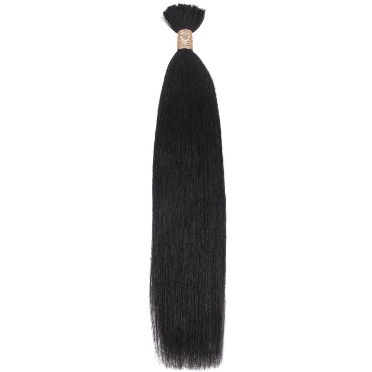 Yaki Straight Bulk 100% Human Braiding Hair - Image 5